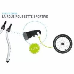 Kit Jogging Croozer Kid Biplace - Cyclable.com